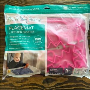 Busy Baby Pink Placemat & Tether System